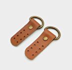 Gerçek Deri Taba Sapucu (Böce) Antik Metalli