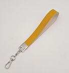 Hardal Tek Kat Suni Deri Zincirli Elcik Gümüş Metal