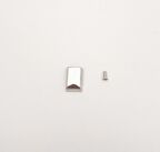 Gümüş Renk Fermuar Stop Büzgü Ucu 1 Adet