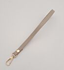 Gerçek Deri Bej Renk Elcik Light Gold Metalli