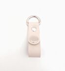 Krem Gerçek Deri Çıtçıtlı Sapucu Böce Gümüş Metalli 1 Adet