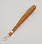 Gerçek Deri Açık Taba Renk Elcik Light Gold Metalli