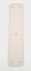 Suni Deri Krem Renk 40x10 cm Dikdörtgen Çanta Tabanı Light Gold Aparatlı