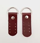 Tek Kat Suni Deri Sapucu Böce Bordo Renk Gümüş Metalli