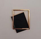 Light Gold Çerçeve Model Siyah Renk Mıknatıslı Kilit