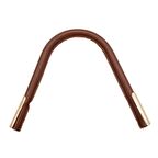 Suni Derili Metal Çanta Sapı Taba Renk Light Gold Metal 1 Adet