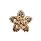 Plastik Çiçek Model Süs Light Gold Renk