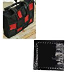 10x10 cm Kare Rugan Deri Siyah Renk 1 Adet