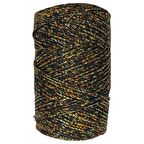 Renkli Simli Polyester Makrome Siyah Renk 200 gr No:01