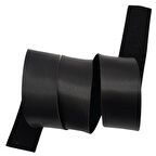 4 cm Şerit Suni Deri Siyah Renk 1 metre