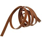 1 cm Şerit Suni Deri Taba Renk 1 metre