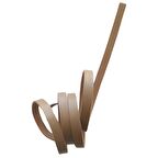 1 cm Şerit Suni Deri Vizon Renk 1 metre