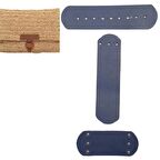 Gerçek Deri Kilit Set Lacivert Renk