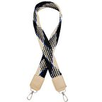 Ledi Supra Örgü Model Bej Renk Derili Çanta Sapı No:01 Gümüş Metalli