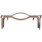 27 cm Üstten Tutmalı Çanta Klipsi Çanta Bursu Bakır Renk Metal