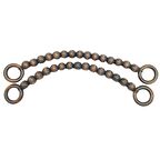 20 mm Ahşap Boncuklu 37 cm Koyu Ahşap Renk Çanta Sapı