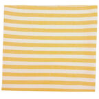 Balıksırtı Sarı Çizgili Keten Çanta Yapım Kumaşı