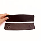 Angel Çanta Aksesuar Koyu Kahve Suni Derili Çift Gizli  Mıknatıs