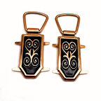 Angel Çanta Aksesuar Light Gold Metal Kulpluk 2 Adet Model:1