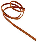 Angel Çanta Aksesuar Ham  Renk Gerçek Deri 8 mm Şerit Deri İp