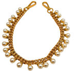 Angel Çanta Aksesuar 50 cm İnci Sallantılı Çanta Sapı Light Gold Metalli