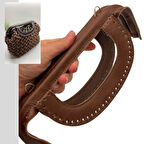 Angel Çanta Aksesuar 25 cm Suni Derili Taba Renk Gizli Çanta Bursu Yeni Model 