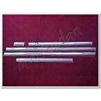 DB Chrome VW T6 Transporter Kısa Şase Krom Yan Kapı Çıtası 2015 Sonrası 5 Parça P.Çelik