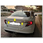 DB Chrome Fiat Egea Sedan Krom Bagaj Çıtası 2015 Sonrası P.Çelik