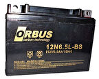 ORBUS 12N6.5L-BS 12V 6.5A MOTOSİKLET AKÜSÜ (139 X 66 X 100 MM) (2.05KG)