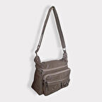 Kadın Çapraz Omuz Çantası Vizon Gvn-0099