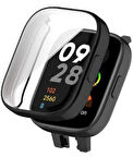 Xiaomi Redmi Watch 3 Akıllı Saat Uyumlu Tam Koruma Önü Kapalı Silikon Kılıf