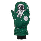 Astronot tek parmaklı su geçirmez Çocuk Kar Eldiveni Bebek Kar Eldiveni (2-5 yaş)