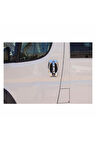 Peugeot Boxer Krom Kapı Kolu+çerçeve 2 Kapı 2008 Üzeri P. Çelik