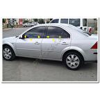 DB Chrome Ford Mondeo Cam Çıtası Nikelajı 2001-2007 4 Parça P.Çelik