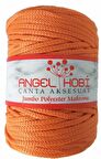 Turuncu renk 5 mm jumbo polyester makrome NO:3