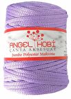 lila renk 5 mm jumbo polyester makrome NO:8