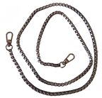 Füme Renk Kare Model Çanta Zinciri (1 metre)