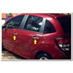 Citroen C3 Krom Kapı Kolu 2009-2016 4 Kapı Paslanmaz Çelik