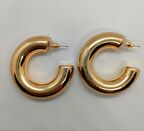 Gold Renk Büyük Bombe Küpe