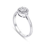 0.17 Karat Pırlanta Coronet Fantezi Yüzük