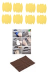 9lu Set Araba Kapı Kolu Koruyucu Çizilme Önleyici Şeffaf Sticker Film Koruma Seti