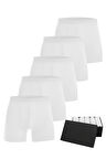 Öts Premium 5’li Erkek Modal Boxer - Hediye Kutulu, Ultra Yumuşak Modal Kumaş, Esnek Kalıp Etiketsiz