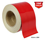 Reflektif Fosforlu Şerit Bant, Düz Reflekte İkaz Bandı 9.2cm x 25M