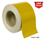 Reflektif Fosforlu Şerit Bant, Düz Reflekte İkaz Bandı 9.2cm x 25M