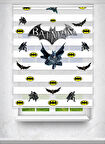 Batman Baskılı Çocuk Odası Perdesi - Dijital Baskılı Zebra Stor Perde