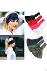 7 adet saç bandı penye 100 % pamuklu  paraşüt bandana