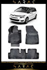 Citroen C4 Grand Picasso 7 Koltuk 2018 Model Araca Özel 3d Havuzlu Paspas