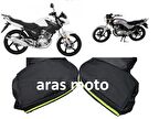 Yamaha Ybr 125-Ybr 125 ESD Rüzgarlık Elcik Koruma Telefon Tutuculu - Arasmoto