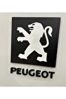 Peugeot Duvar Süsü Araba Logosu