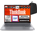 Lenovo Thinkbook 14 G6 Irl Intel Core I5 13420H 80GB 1tb SSD 14" Wuxga 300NITS IPS Windows 11 Home Taşınabilir Bilgisayar 21KG00UCTRH27 + Zetta Çanta
